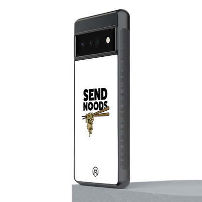send noods back phone cover | glass case for google pixel 6 pro