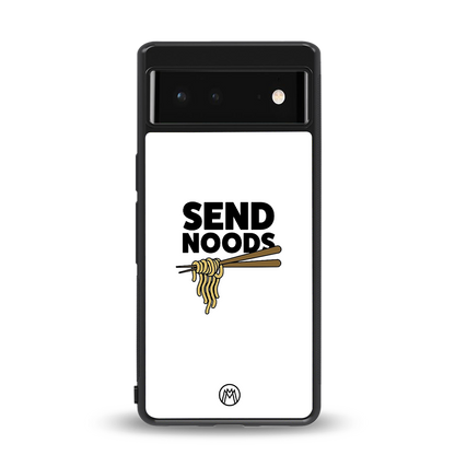 send noods back phone cover | glass case for Google Pixel 6A