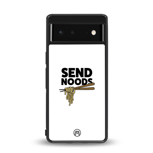 send noods back phone cover | glass case for Google Pixel 6A