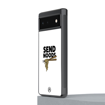 send noods back phone cover | glass case for Google Pixel 6A