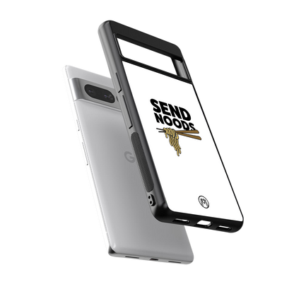 send noods back phone cover | glass case for google pixel 7 pro