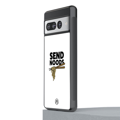 send noods back phone cover | glass case for google pixel 7 pro