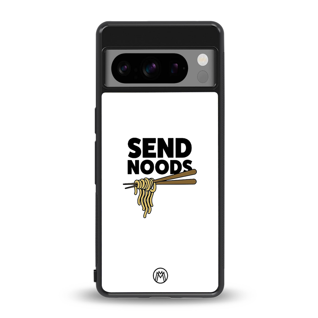 send noods back phone cover | glass case for google pixel 8 pro
