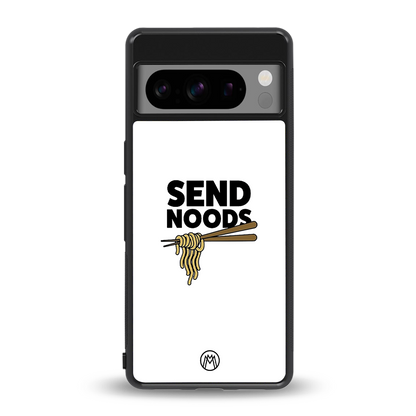 send noods back phone cover | glass case for google pixel 8 pro