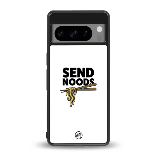 send noods back phone cover | glass case for google pixel 8 pro