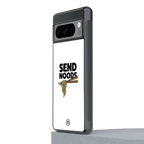 send noods back phone cover | glass case for google pixel 8 pro
