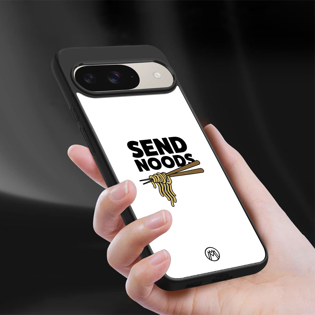 send noods back phone cover | glass case for google pixel 9