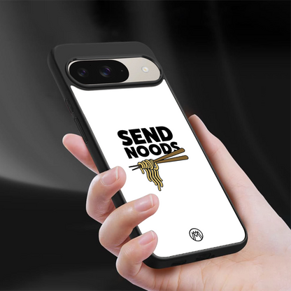 send noods back phone cover | glass case for google pixel 9