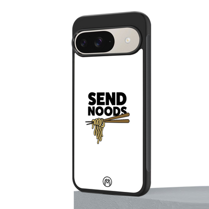 send noods back phone cover | glass case for google pixel 9