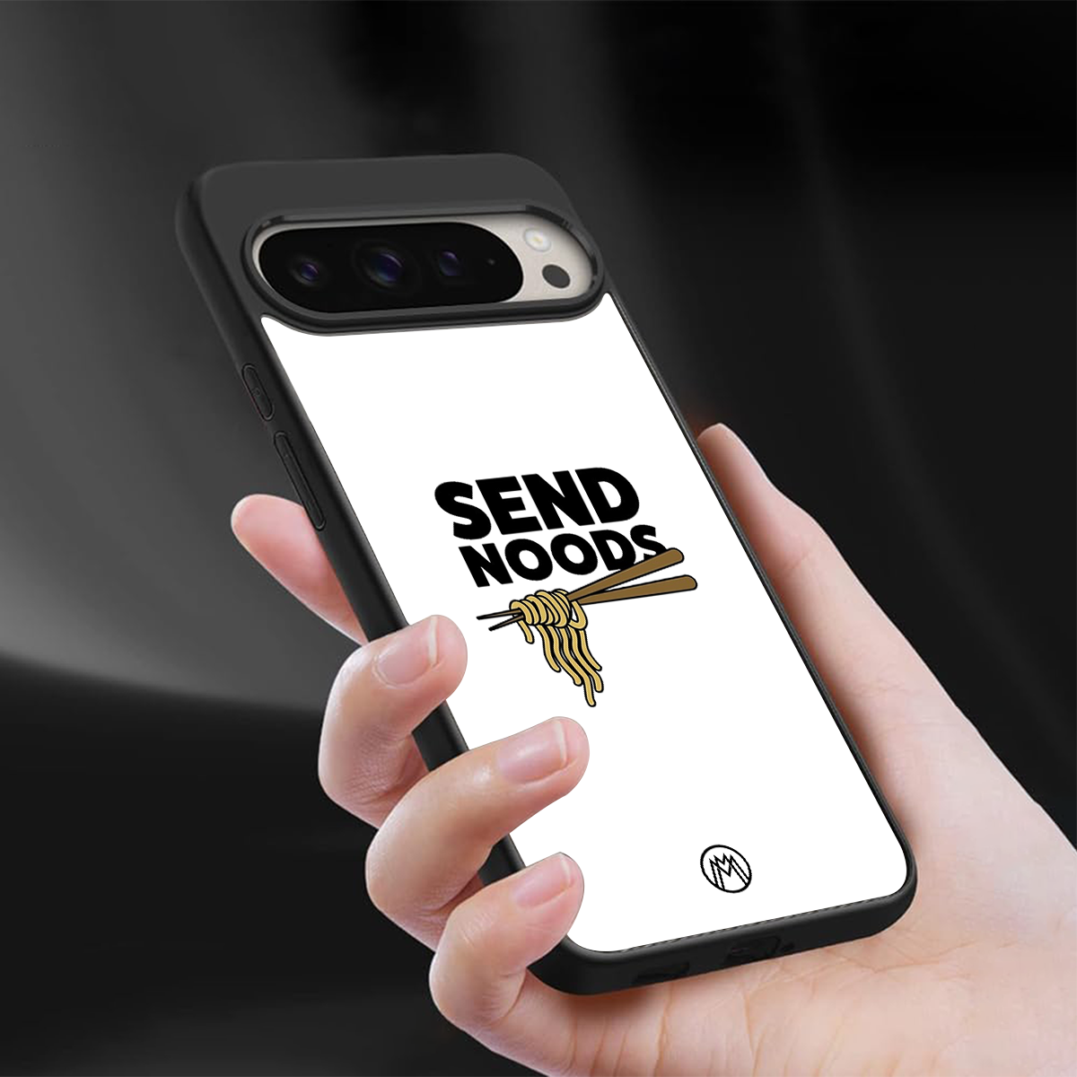 send noods back phone cover | glass case for google pixel 9 pro xl