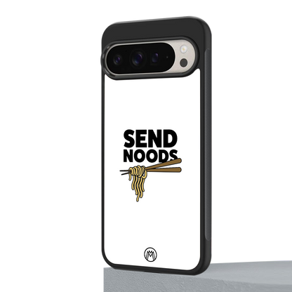 send noods back phone cover | glass case for google pixel 9 pro xl
