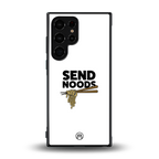 send noods back phone cover | glass case for samsung galaxy s23 ultra