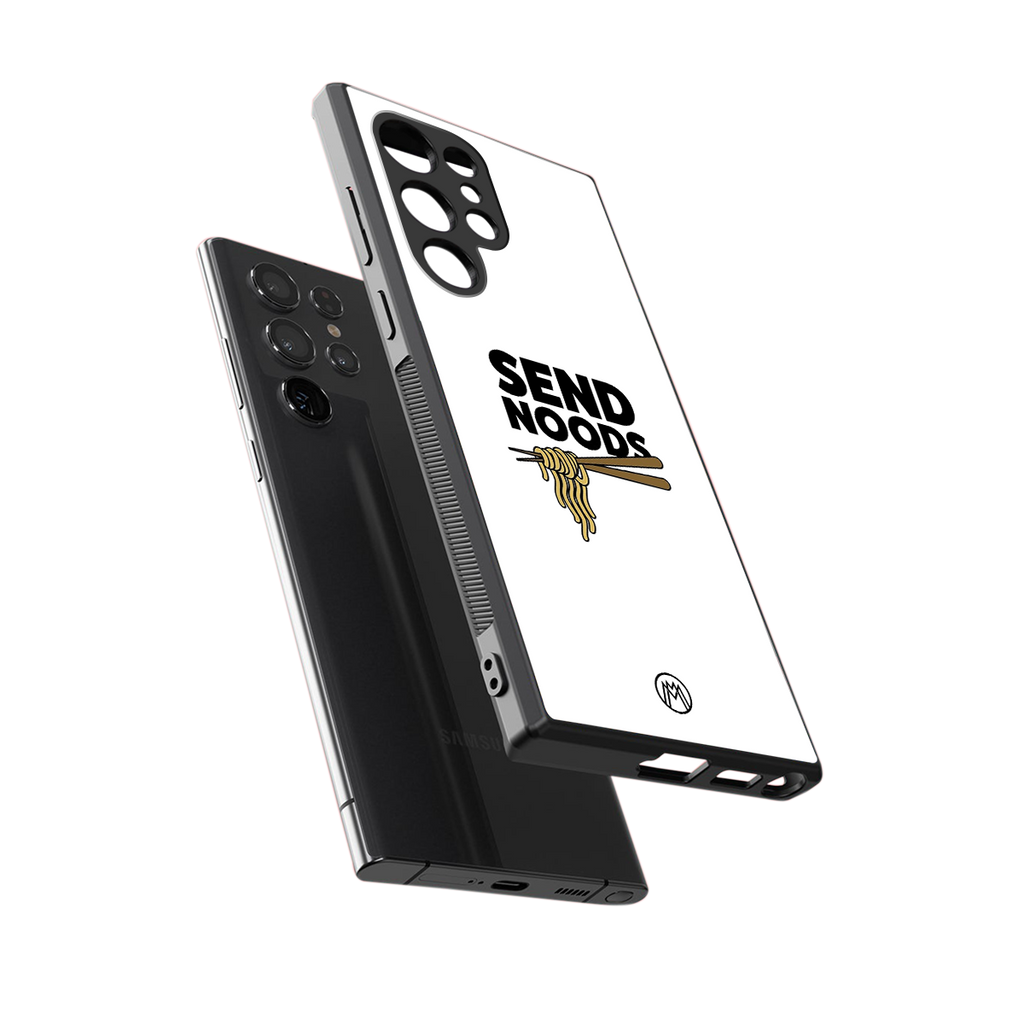 send noods back phone cover | glass case for samsung galaxy s23 ultra
