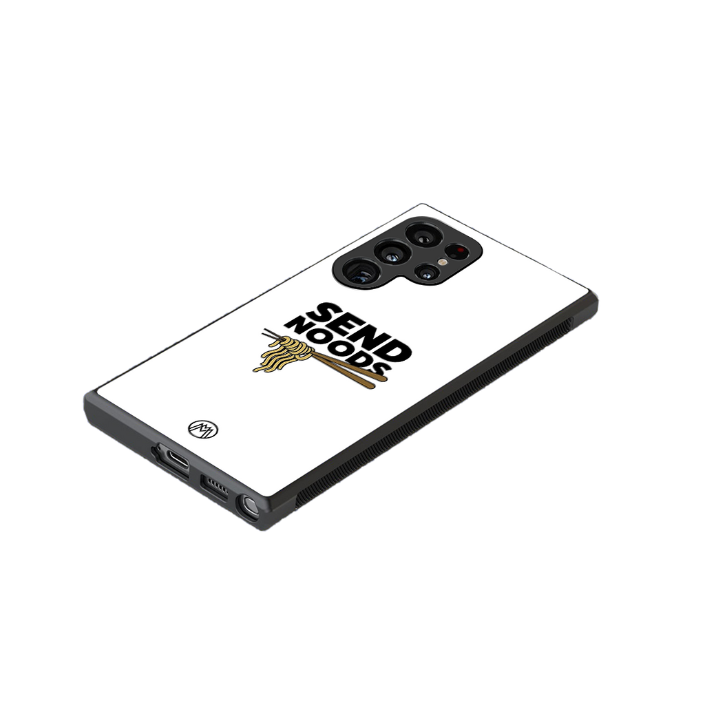 send noods back phone cover | glass case for samsung galaxy s23 ultra