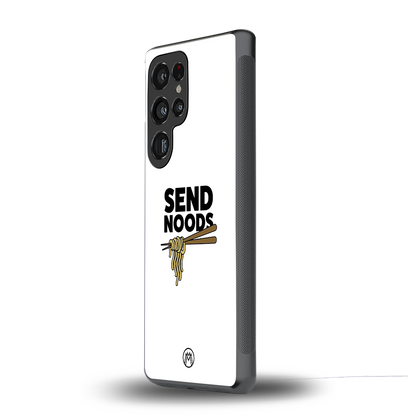 send noods back phone cover | glass case for samsung galaxy s25 ultra