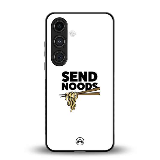 send noods back phone cover | glass case for samsung galaxy s24 fe