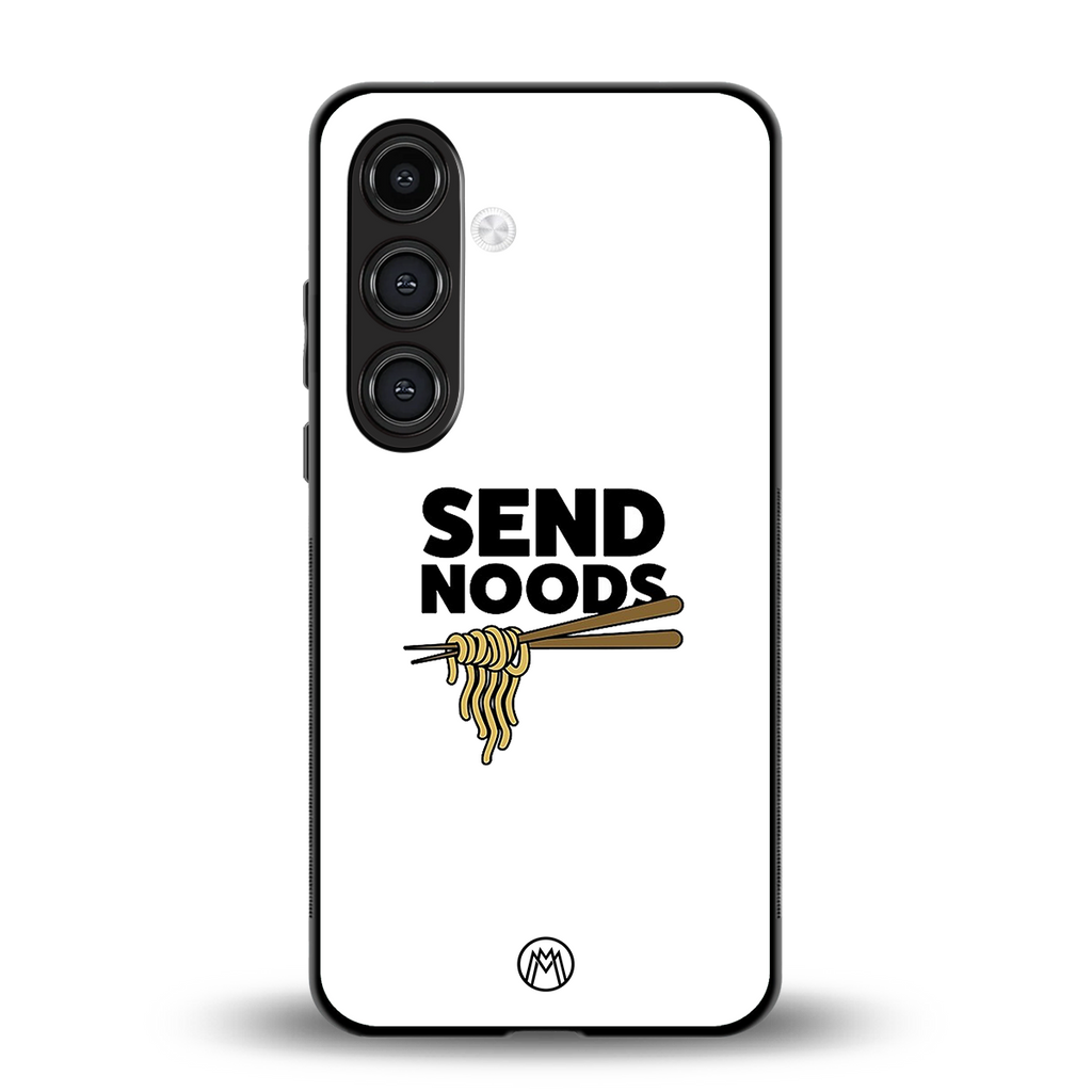 send noods back phone cover | glass case for samsung galaxy s25