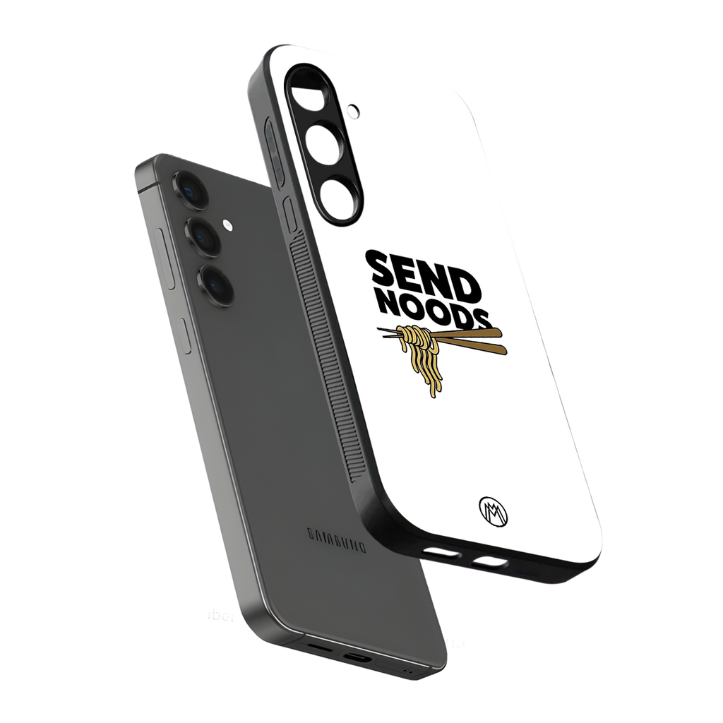 send noods back phone cover | glass case for samsung galaxy s24 plus