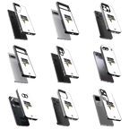 Durable Glass Back Mobile Case for iPhone, Samsung, OnePlus, Google Pixel, Redmi, Vivo, Oppo