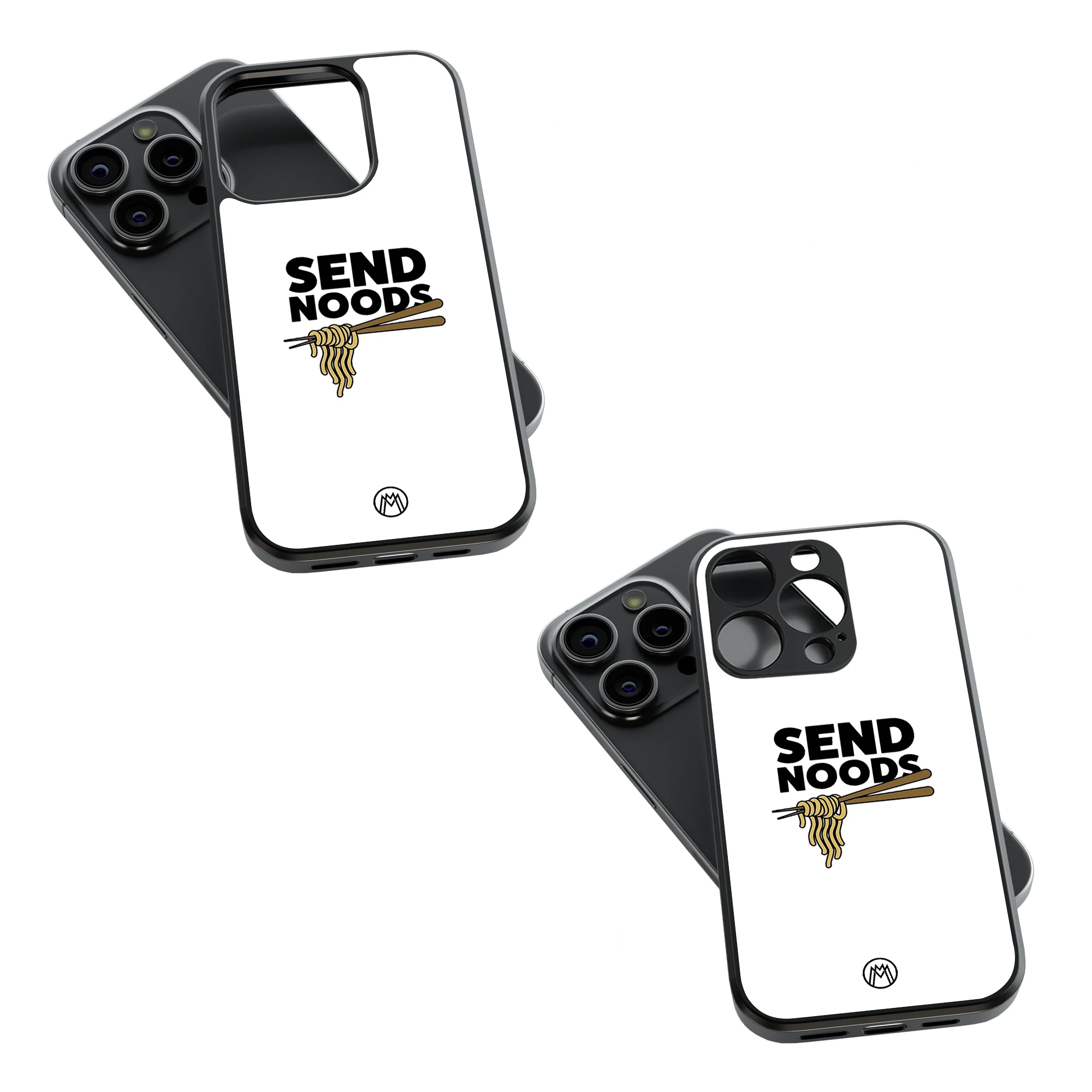 Trendy Glass Back Mobile Case for iPhone, Samsung, Redmi, OnePlus, Google Pixel, Motorola