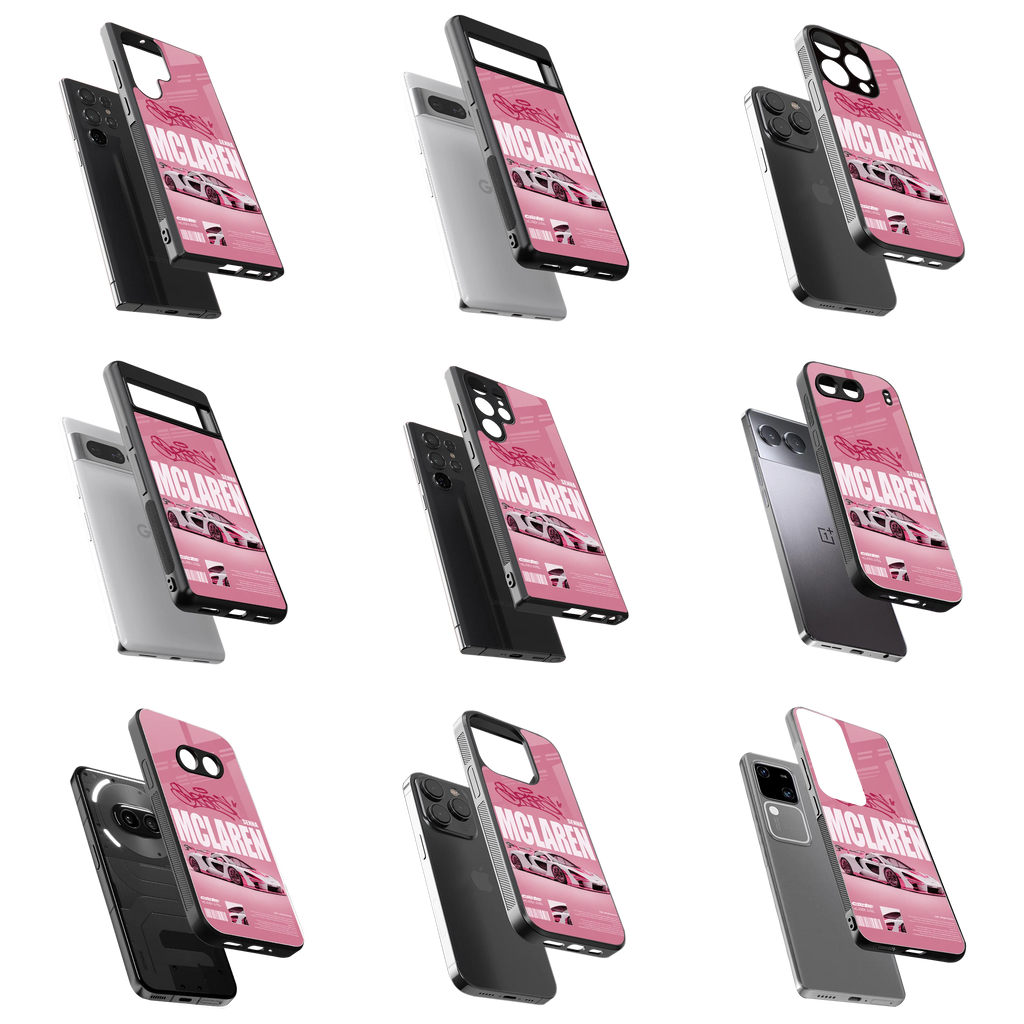 Durable Glass Back Mobile Case for iPhone, Samsung, OnePlus, Google Pixel, Redmi, Vivo, Oppo