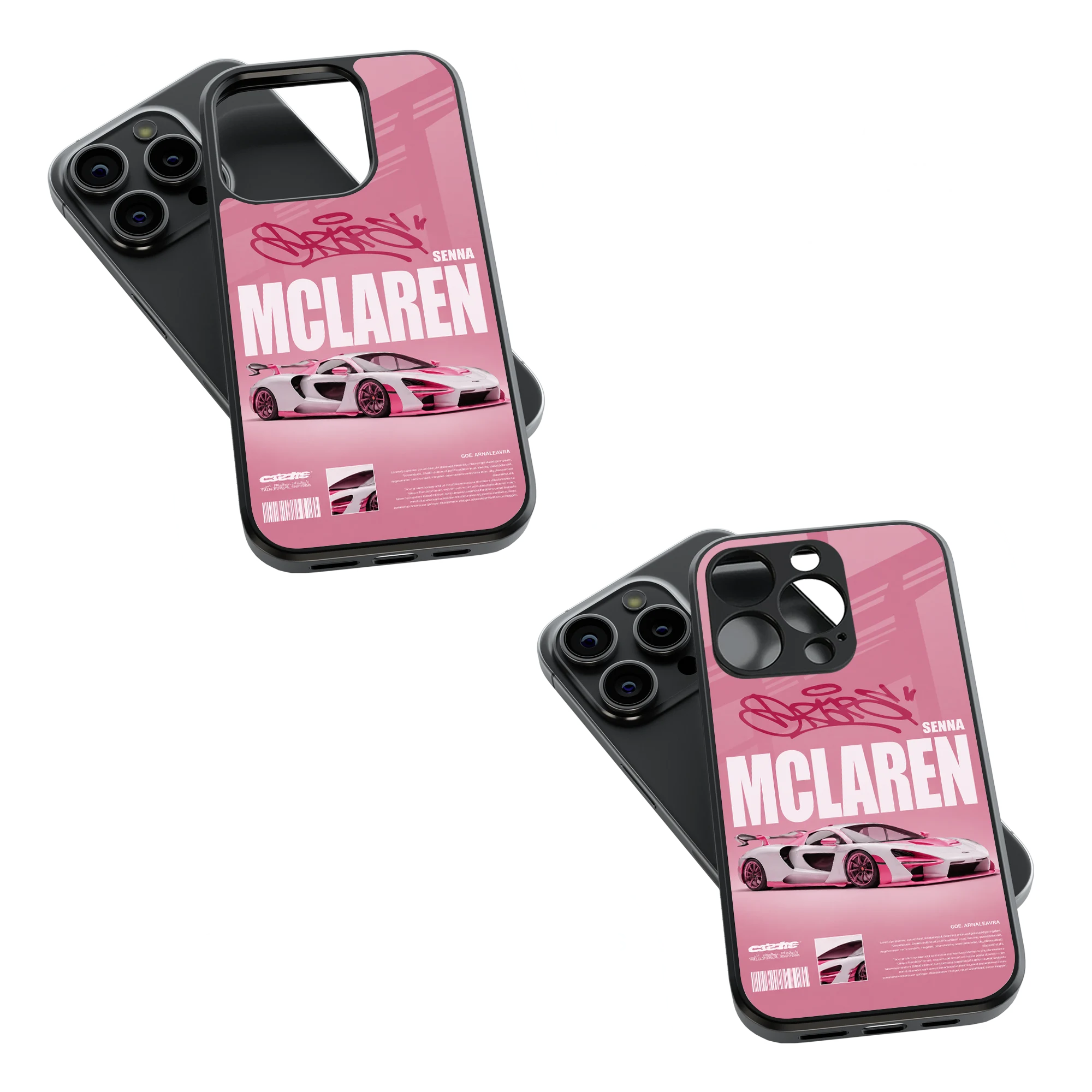 Trendy Glass Back Mobile Case for iPhone, Samsung, Redmi, OnePlus, Google Pixel, Motorola