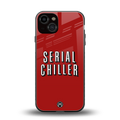 serial chiller netflix back phone cover | glass case for iphone 13