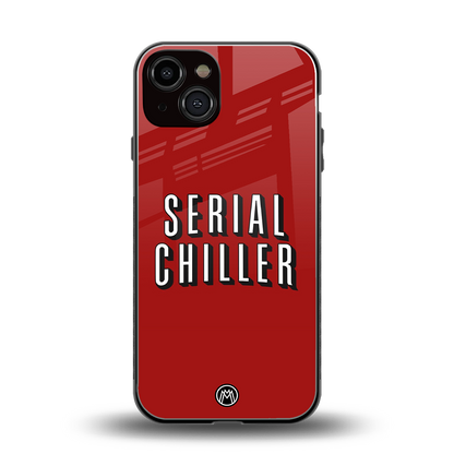 serial chiller netflix back phone cover | glass case for iphone 13