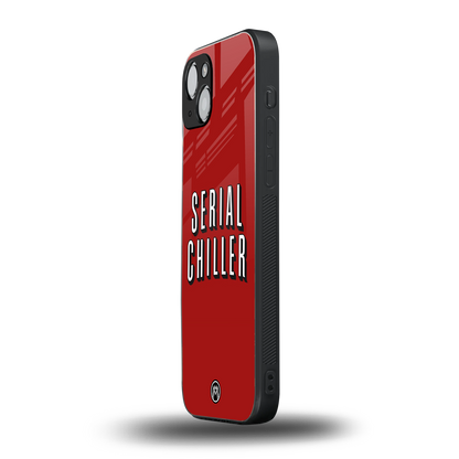 serial chiller netflix back phone cover | glass case for iphone 15 plus