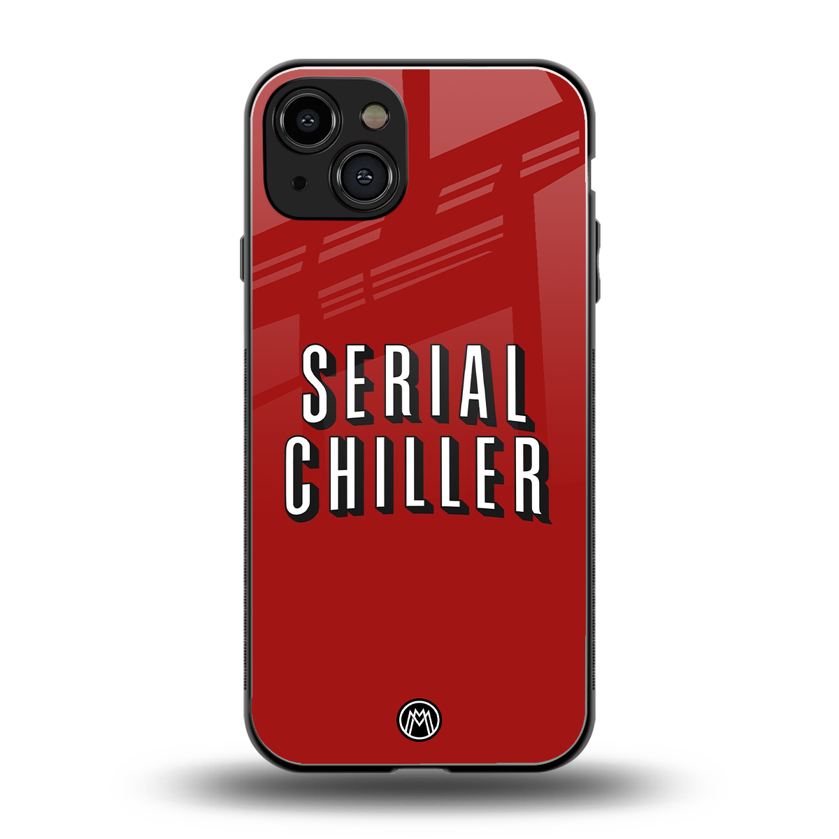 serial chiller netflix back phone cover | glass case for iphone 15