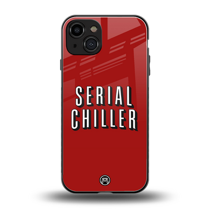 serial chiller netflix back phone cover | glass case for iphone 15