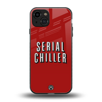 serial chiller netflix back phone cover | glass case for iphone 14