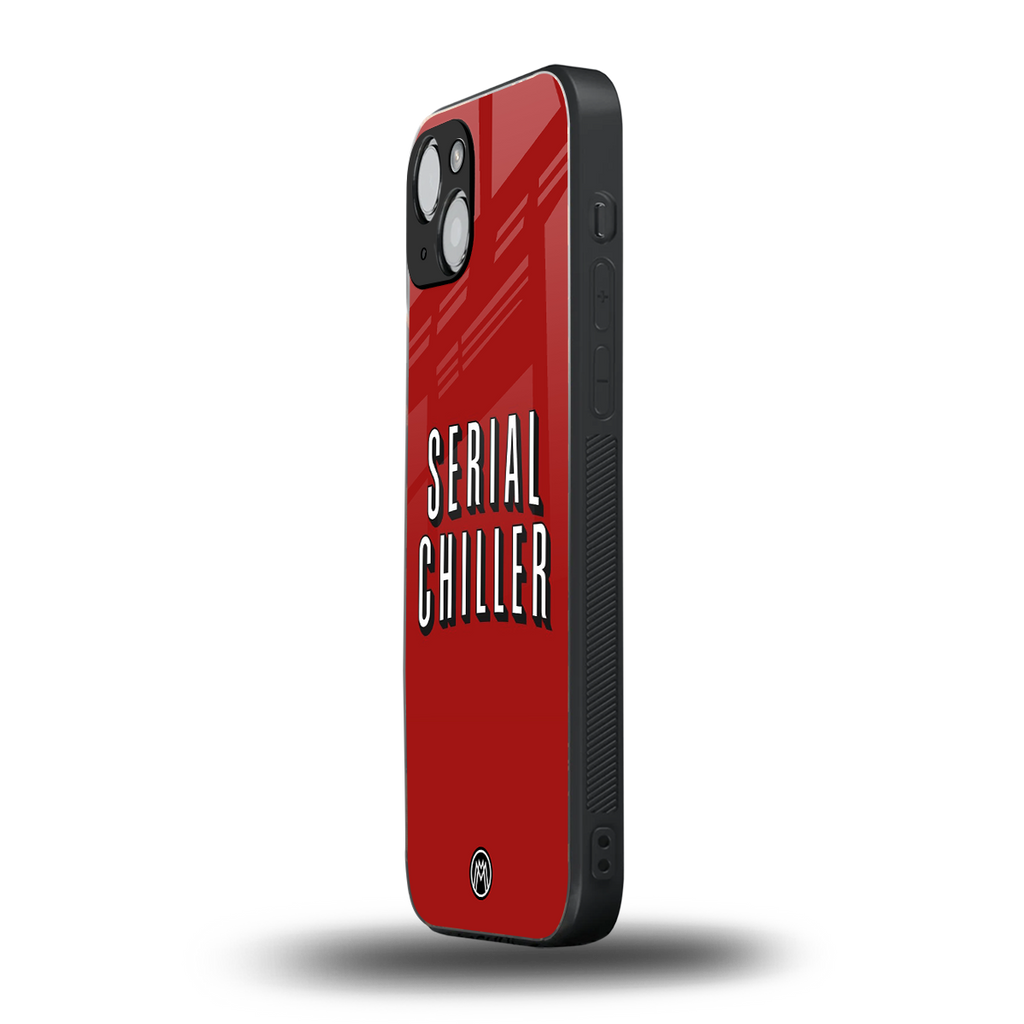 serial chiller netflix back phone cover | glass case for iphone 14