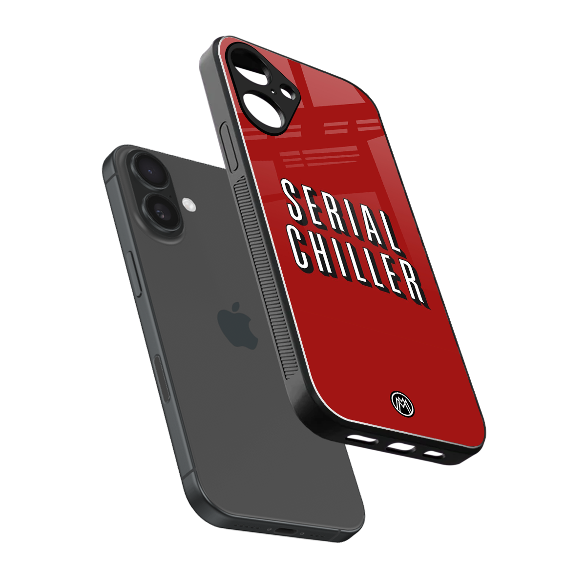 serial chiller netflix back phone cover | glass case for iphone 16 plus
