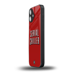 serial chiller netflix back phone cover | glass case for iphone 16 plus