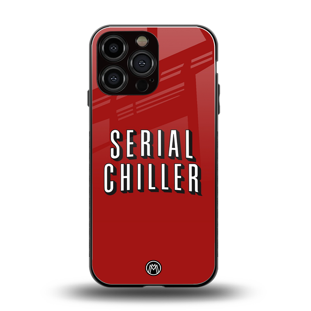serial chiller netflix back phone cover | glass case for iphone 16 pro max