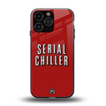 serial chiller netflix back phone cover | glass case for iphone 16 pro max