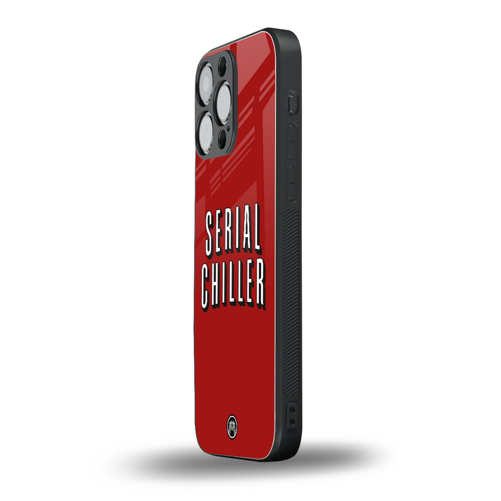 serial chiller netflix back phone cover | glass case for iphone 16 pro max