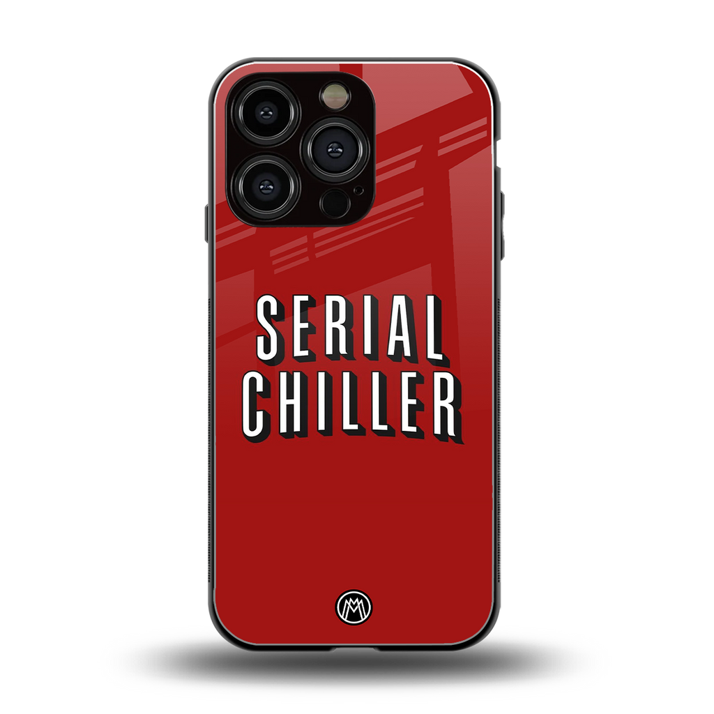serial chiller netflix back phone cover | glass case for iphone 16 pro