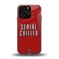 serial chiller netflix back phone cover | glass case for iphone 16 pro