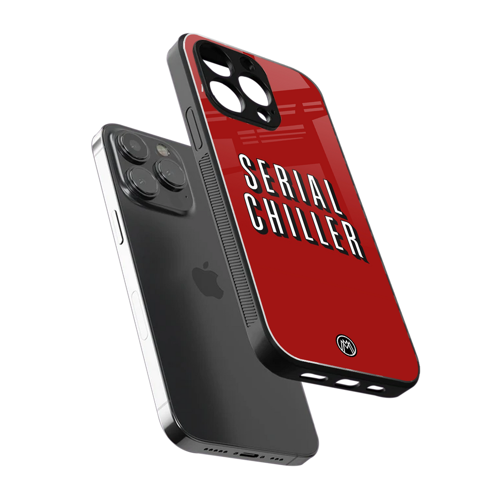 serial chiller netflix back phone cover | glass case for iphone 16 pro