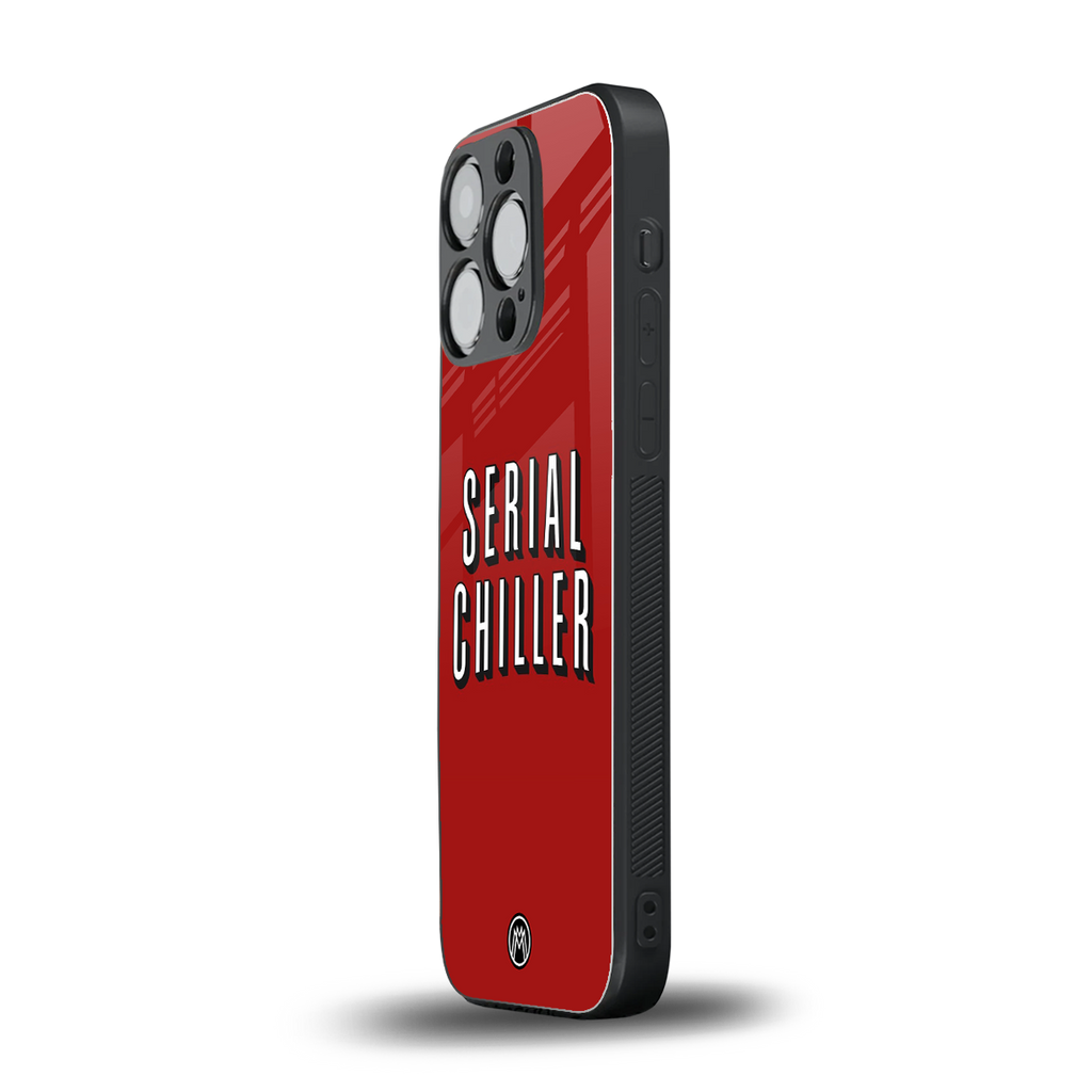 serial chiller netflix back phone cover | glass case for iphone 16 pro