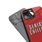 serial chiller netflix back phone cover | glass case for iphone 16 pro