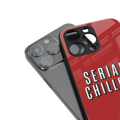 serial chiller netflix back phone cover | glass case for iphone 16 pro