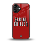 serial chiller netflix back phone cover | glass case for iphone 16
