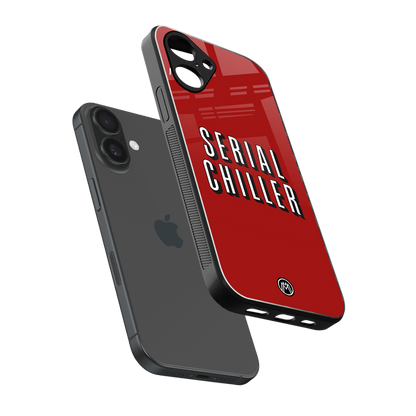 serial chiller netflix back phone cover | glass case for iphone 16