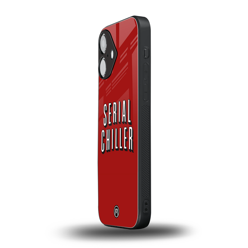 serial chiller netflix back phone cover | glass case for iphone 16