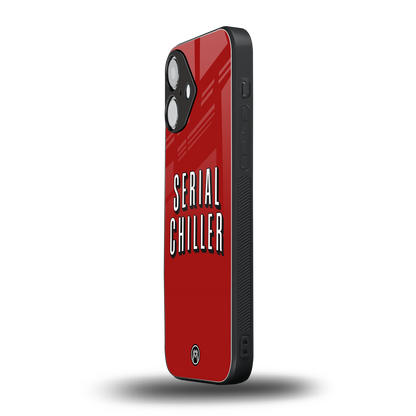 serial chiller netflix back phone cover | glass case for iphone 16
