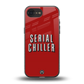 serial chiller netflix back phone cover | glass case for iphone 16e