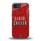 serial chiller netflix back phone cover | glass case for iphone 16e